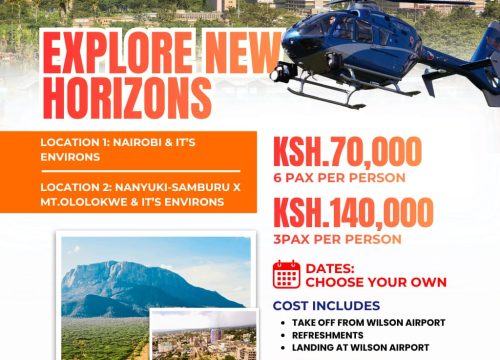 Why a Helicopter Ride in Nairobi Should Be on Your Bucket List