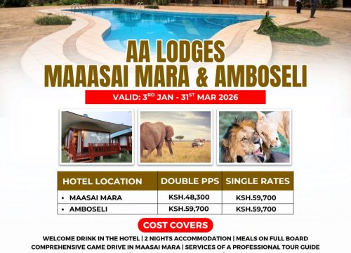AA LODGES SAFARI: Maasai Mara & Amboseli Grand Adventure!