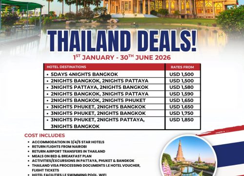 THAILAND DEALS: Pick Your Paradise! Bangkok, Pattaya & Phuket Journeys!