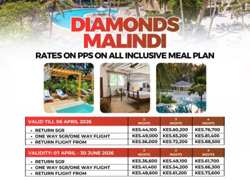Diamonds Malindi 2026 All-Inclusive Holiday Deals | SGR & Flight Packages