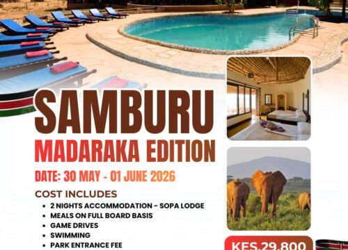 3-Day Samburu Sopa Lodge Safari 2026 | Explore the Special Five
