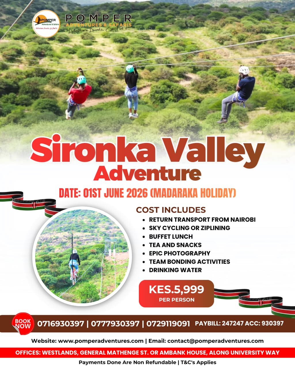 Sironka Valley Resort & Spa 2026: Sky Biking & Ziplining Adventure