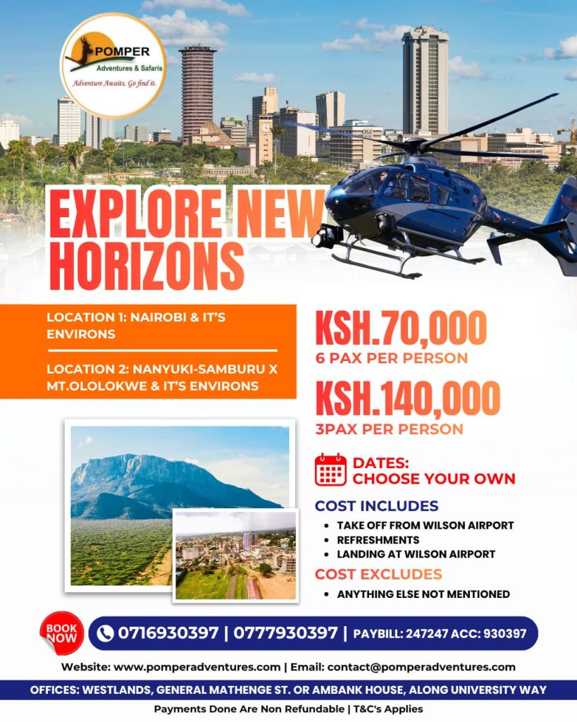 Why a Helicopter Ride in Nairobi Should Be on Your Bucket List