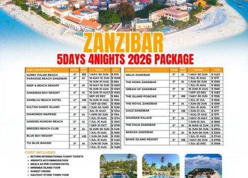 Zanzibar 5-Day, 4-Night Tropical Escape 2026 | The Ultimate Island Getaway | Pomper Adventures
