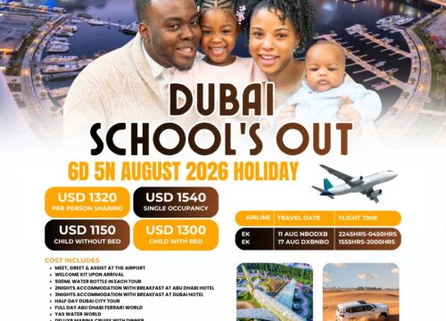 Dubai School's Out | Exclusive 6-Day, 5-Night August 2026 Holiday Package | Pomper Adventures