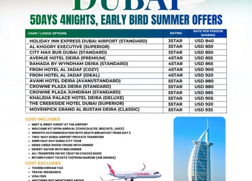 Discover Dubai | Early Bird Summer Offers – 5-Day, 4-Night Tropical Getaway | Pomper Adventures